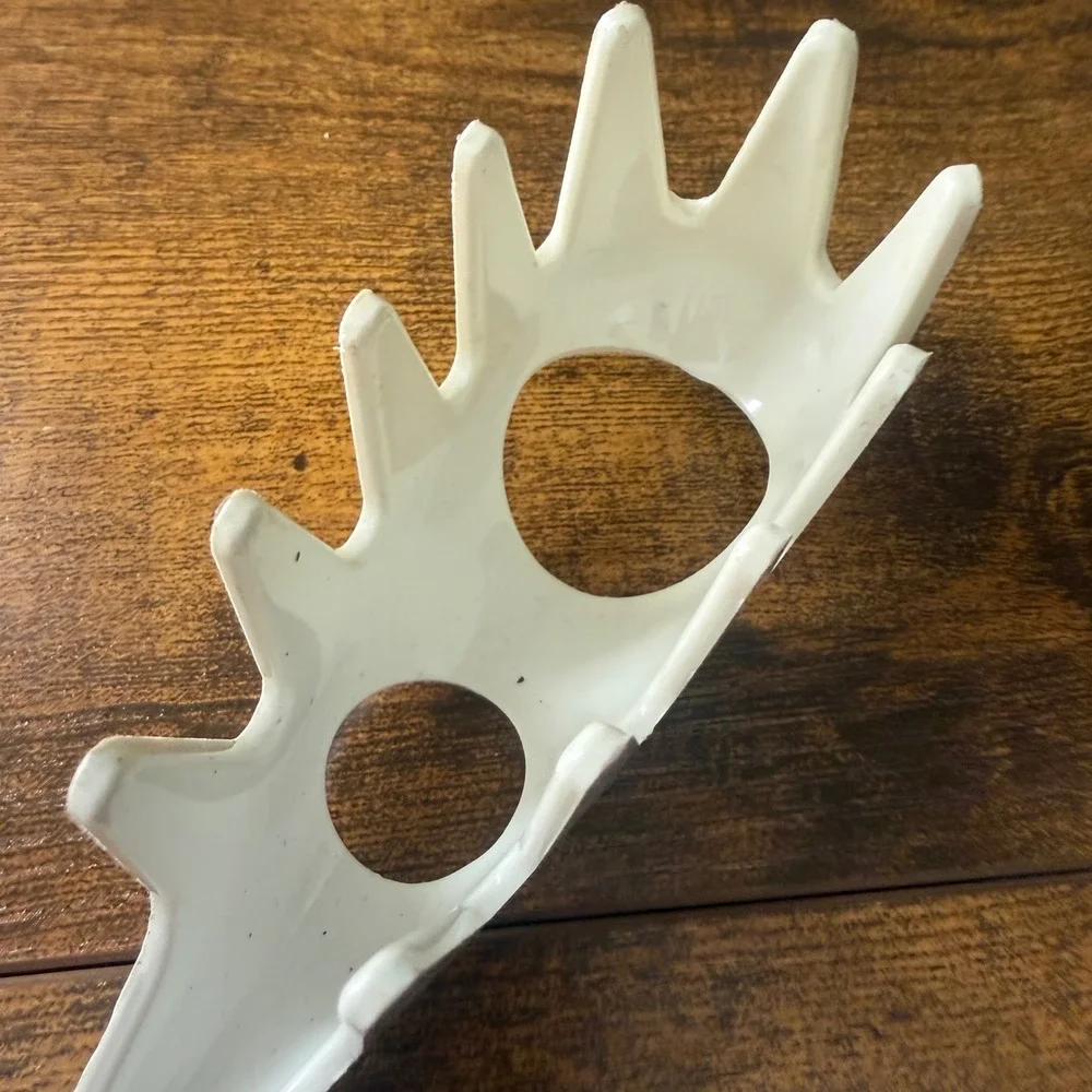 VTG Tailor Made Products White Nylon Pasta Server Spaghetti Measuring Fork Spoon